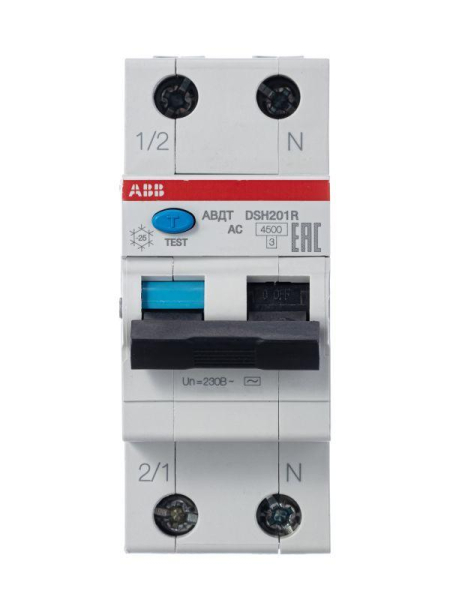 Выключатель автоматический дифференциального тока DSH201R C10 AC30 ABB 2CSR245072R1104