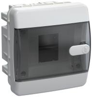 Корпус пластиковый ЩРВ-П-4 IP41 черн. прозр. дверь UNION Compact IEK UIC-KP12-V-04-41-K01