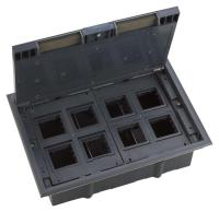 Люк MultiDesk MDK10 на 16мод. IP40 с монтажной коробкой для фальшпола SE MDK10116