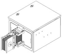 Секция концевого питания 1000А Al 3L+N+PER НК IP55 тран. IEK LB-1000A4-25-F-EB