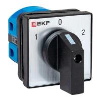 Переключатель кулачковый ПК-1-21 1п 25А "1-0-2" IP65 EKF pk-1-21-25-65