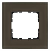 Рамка 1-м G-Glass стекло каперсовый Jasmart G1001GT