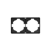 Рамка ROUND 2-постовая оникс KRANZ