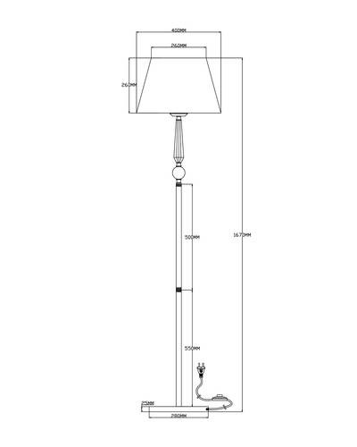 Торшер Moderli V2540-1F