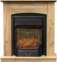 Royal Flame Каминокомплект Barcelona (разборный) - Дуб золотой с очагом Majestic FX M Black RC