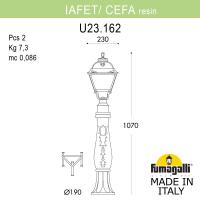 Садово-парковый светильник Fumagalli U23.162.000.VXF1R