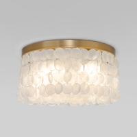 Накладная люстра Eurosvet 60084/5 латунь/перламутр Smart