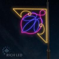 Светодиодная консоль Шишка, 1,57*1,57 м