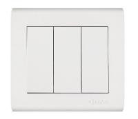 Выключатель 3-кл. Manolya 1вх. 3вых. бел. Makel 41001091