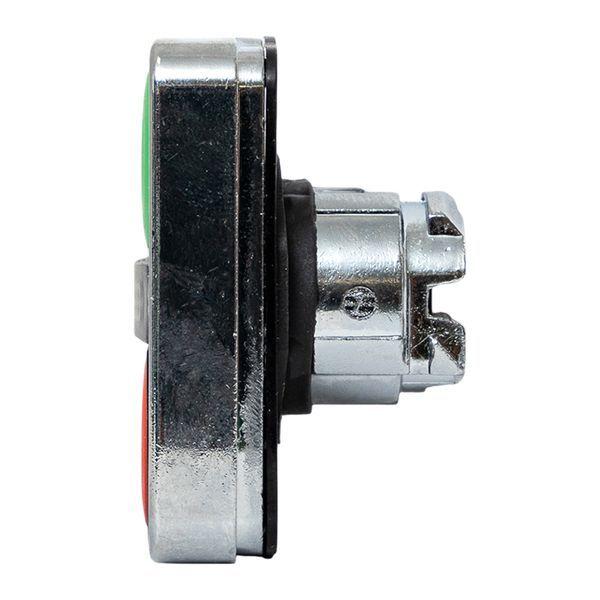 Механизм кнопки исполнительный XB4 "пуск-стоп" плоский возвратный без фиксации с подсветкой IP65 EKF XB4BW83-65