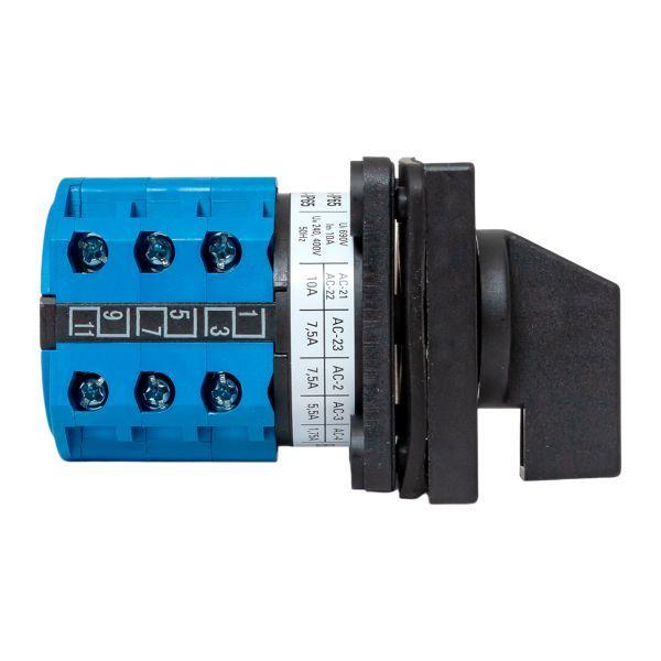 Переключатель кулачковый ПК-1-53 3п 10А "1-2" IP65 EKF pk-1-53-10-65