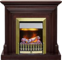 Dimplex Каминокомплект Bradford - Темный дуб с очагом Danville Antique Brass FB2