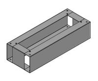 Цоколь 15.65.27 для ЩМПг "Гранит" IP66 EKF mb66-cok2