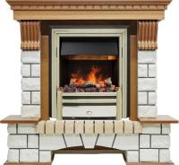 Dimplex Каминокомплект Pierre Luxe - Дуб / Белый (Высота 1020мм) с очагом Cavendish