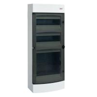 Щит комбинированный Unix 2х12мод. + 1 монтаж. плата 4 габарит IP41 прозр. дверь PROxima EKF ux-2x12+1m-n