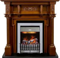 Dimplex Каминокомплект Oxford - Орех с очагом Danville Chrome FB2