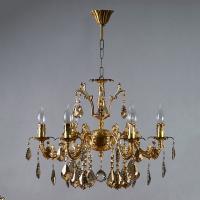 Подвесная люстра AMBIENTE by BRIZZI 2118/6 AB Honey Leaf