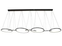 Подвесная люстра Newport 15207/S black glossy