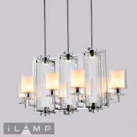 Подвесная люстра iLamp RM6201-8P CR+CL
