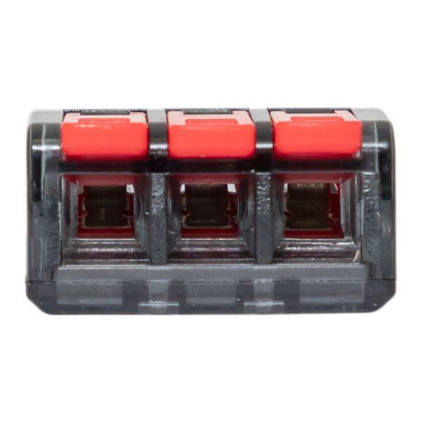 Клемма строительно-монтажная СМК 221-613 3-проводная 0.5-4.0(6)кв.мм с рычагом (уп.40шт) PROxima EKF plc-smk-221-613