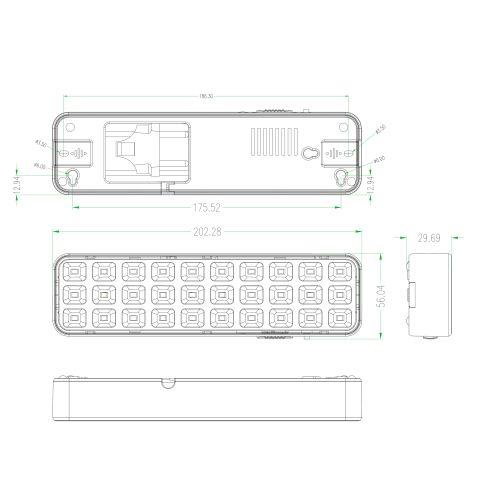 Светильник светодиодный DBA-102-0-20 30LED 5ч IP20 выход аварийный непостоянный Эра Б0044395