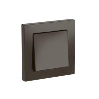 Выключатель 1-кл. AtlasDesign (сх. 1) 10AX быстрозажим. клем. в сборе мокко SE ATN000612S