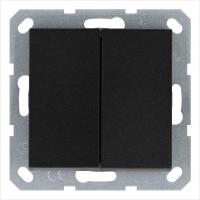 Переключатель перекрестный 2-кл. 10А IP20 механизм антрацит Jasmart G3014B