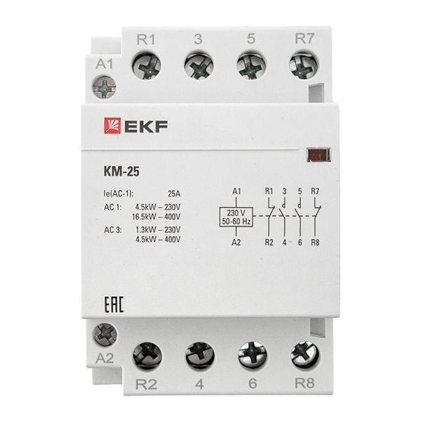 Контактор модульный КМ 25А 2NО+2NC (3 мод.) PROxima EKF km-3-25-22