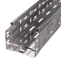 Лоток перфорированный 100х80 L3000 1мм Стандарт (уп.6м) Промрукав PR16.2298