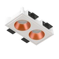 QUASAR 80 DUO COPPER Встраиваемый потолочный гипсовый светильник
