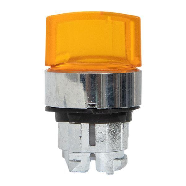 Механизм переключателя исполнительный ХB4 желт. на 3 положения с фиксацией с подсветкой с короткой ручкой IP65 EKF XB4BD3FL-Y-65