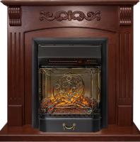 Royal Flame Каминокомплект Sorrento угловой - Орех с очагом Majestic FX M Black RC