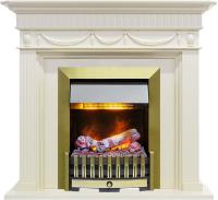 Dimplex Каминокомплект Corfu - Слоновая кость с очагом Danville Antique Brass FB2