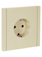 Розетка СП FORTE&PIANO FP416 16А с заземл. без защ. шторок винт. крепл. ваниль IEK FP-R11-16-K10