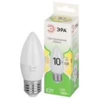Лампа светодиодная GREEN LINE B35-10W-830-E27 GL 10Вт свеча 3000К свет тепл. E27 Эра Б0067097