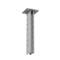 Стойка-Страт двойная усиленная 41х41 L150мм сталь 2.5 тройная перфорация HD85 КМ LO54425