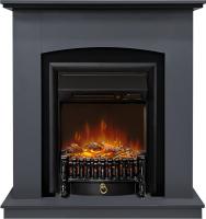 Royal Flame Каминокомплект Barcelona (Разборный) - Серый графит с черным с очагом Fobos FX M Black RC