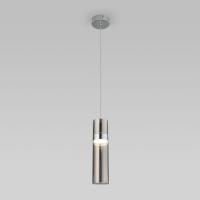 Подвесной светильник Eurosvet 50244/1 LED хром/дымчатый