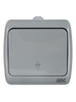 Переключатель проходной 1-кл. 1п ОП Aquatic 10А IP54 ВС-20-1-2-А сер. IEK EVA12-K03-10-54