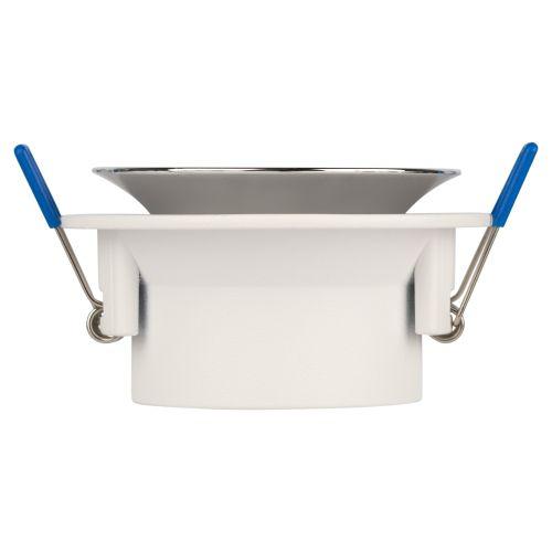 Светильник декоративный KL103 WH/CH MR16 GU5.3 встраив. бел. хром ЭРА Б0056353