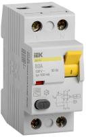 Выключатель дифференциального тока (УЗО) 2п 80А 100мА тип AC ВД1-63 IEK MDV10-2-080-100