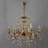 Подвесная люстра AMBIENTE by BRIZZI 8888/6 AB Tear Drop