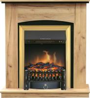 Royal Flame Каминокомплект Barcelona (разборный) - Дуб золотой с очагом Fobos FX Brass