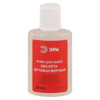 Флюс PL-F02 для пайки КИСЛОТА ОРТОФОСФОРНАЯ 30мл Эра Б0052560