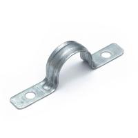 Скоба крепежная двухлапковая усиленная противопожарная СМДУ d25-26мм метал. отв. d 6.5мм (уп.100шт) Промрукав PR13.02439