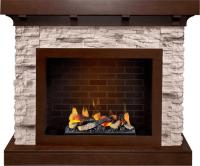 Dimplex Каминокомплект Chalet - Темный дуб/Сланец с очагом Cassette 400 LNH-INT (с дровами)