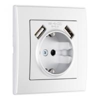 Розетка Arte Milano SET06-1-47-1 silver