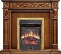 Royal Flame Каминокомплект Neapol - Дуб антик с очагом Majestic FX M Brass