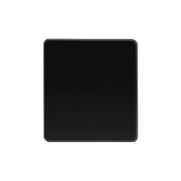 Выключатель ROUND 1 кл возвратный 10А с/у оникс KRANZ