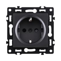 Розетка KOLLINGER AS-014BK